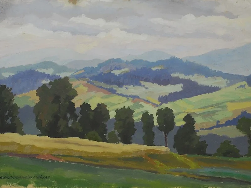 1895-Władysław Łuczyński - Paesaggio